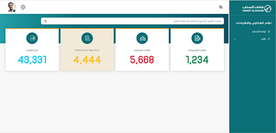 Dashboard ui ux web application