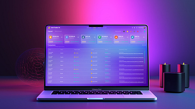 Wallet for Auto Trading Crypto Investing Platform Dashboard admin crypto dashboard dashboard ui defi finance gradient hyip investing investment platform product design saas template ui ux wallet web app web design web3 website design