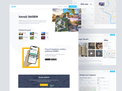 360BiH website design bosnia dailyui dailyuichallenge design explore landing tourism travel ui user experience user interface ux website