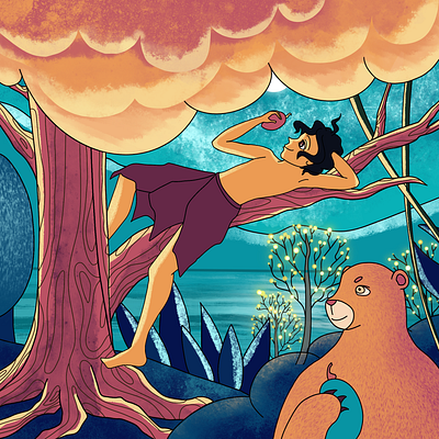 The Jungle book | Children's Book Illustrations characters childen book digital art illustration picture book