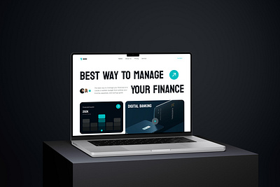 Finance Landing Page banking finance finance landing page financial landing page saas ui design uiux user interface web design web site
