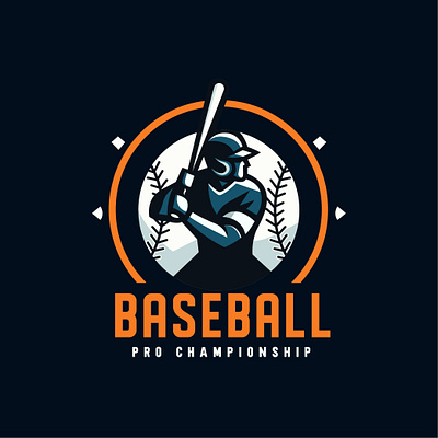Baseball logo design branding graphic design illustration logo ui
