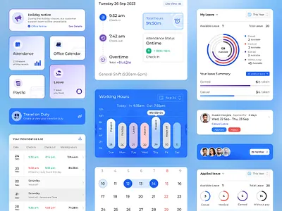 HRIS Mobile App app app design attendance branding dashboard discover flat hr hr management hris hris management hris mobile app hrms hrms management mobile mobile app mobile dashboard product design ui ux