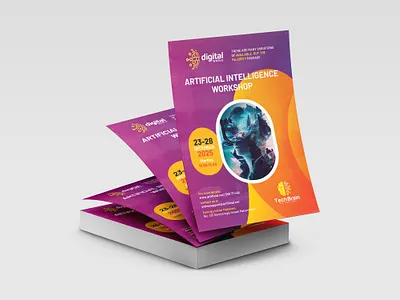 Artificial-intelligence Flyer Template machine