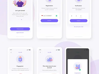 Finance App app design figma mobile ui ux