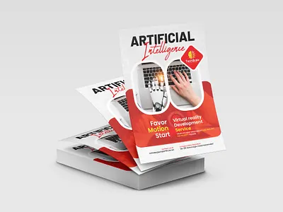 Artificial-intelligence Flyer Template machine