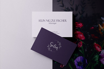Flower shop Selin branding design graphic design illustration logo typography vector