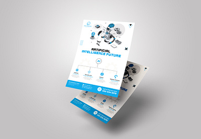 Artificial-intelligence Flyer Template machine