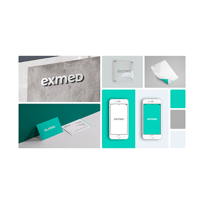 EXMED design graphic design logo vector