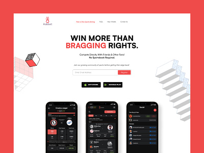 Rabbet | Landing Page | UI/UX Design branding design figma illustration ui ux web design
