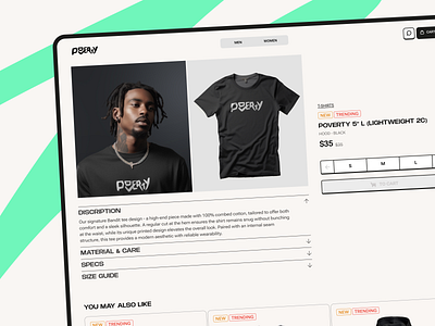 Poverty eCommerce store branding design ecommerce store ui ux website