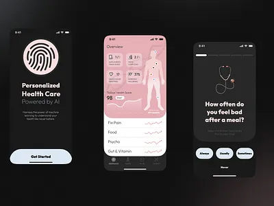 AI Healthcare ai healthcare ios mobile app design ui ui design