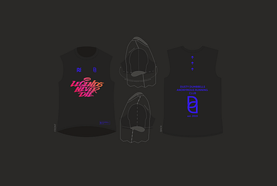 Design t-shirt for running club lettering logo merch nike run running runningclub t shirt