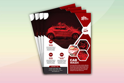 Car Wash Flyer promotion