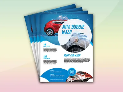 Car Wash Flyer promotion