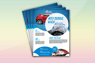 Car Wash Flyer promotion