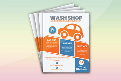 Car Wash Flyer promotion