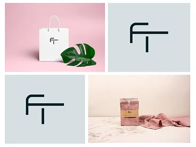 FT logo design branding deer design graphic design illustration logo typography ui ux vector