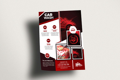 Car Wash Flyer promotion