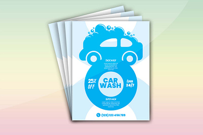 Car Wash Flyer promotion