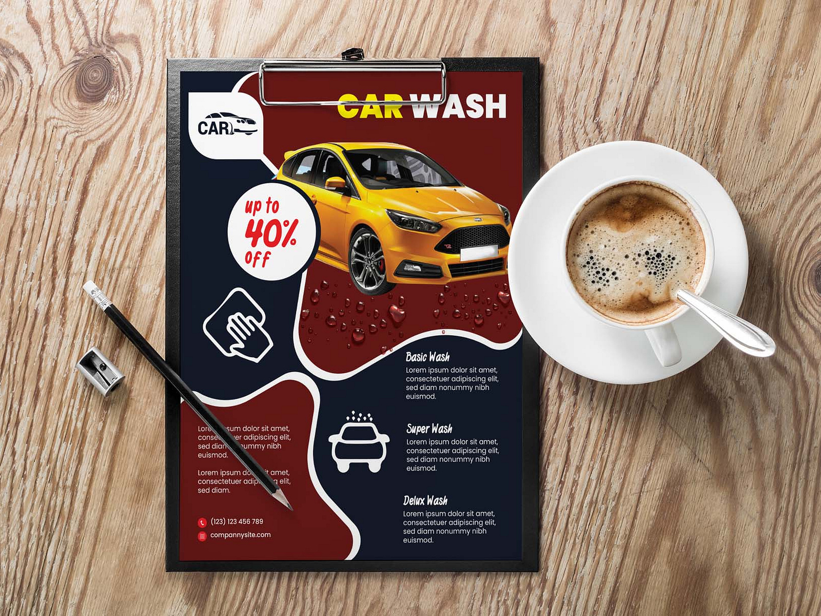 Car Wash Flyer by Md. Ariful Islam on Dribbble