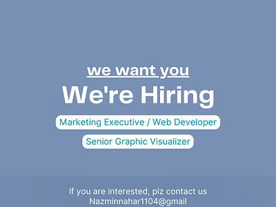 Hiring post in facebook company poster facebook cover facebookpost festival poster graphic design instagram post institution post job hiring post logo product poster youtube post