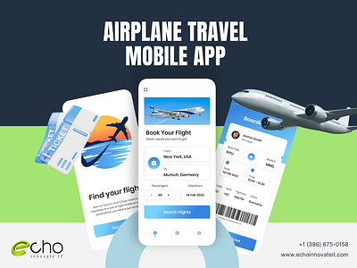 Airplane Travel Mobile App Development airplane travel app mobile app development
