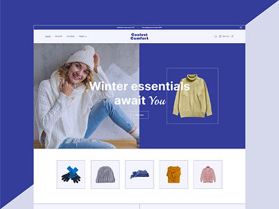 Retail Shops Website Template accessory apparel boutiques clothing luxury brands minimal modern store online stores retail winter