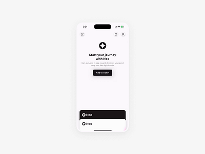 Wallet App (Interaction) animation digital wallet finance fintech fintech app interaction interaction design minimal minimal ui mobile mobile interaction mobile ui ui ui ux ux wallet