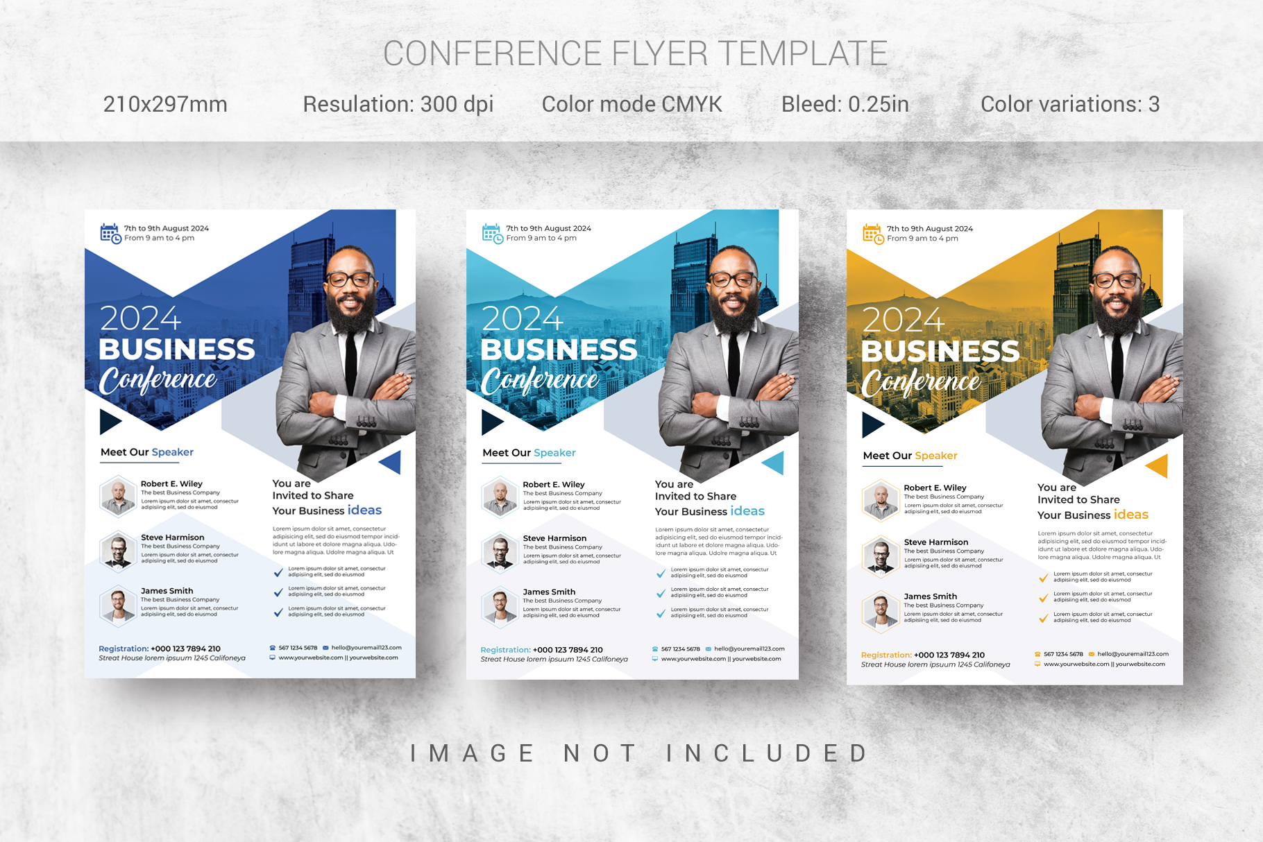 Conference Flyer multipurpose newspaper