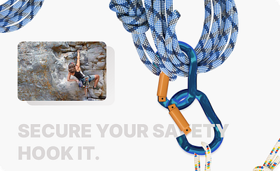 Blender - Climbing hook 3d advertisment blender climbing figma ui