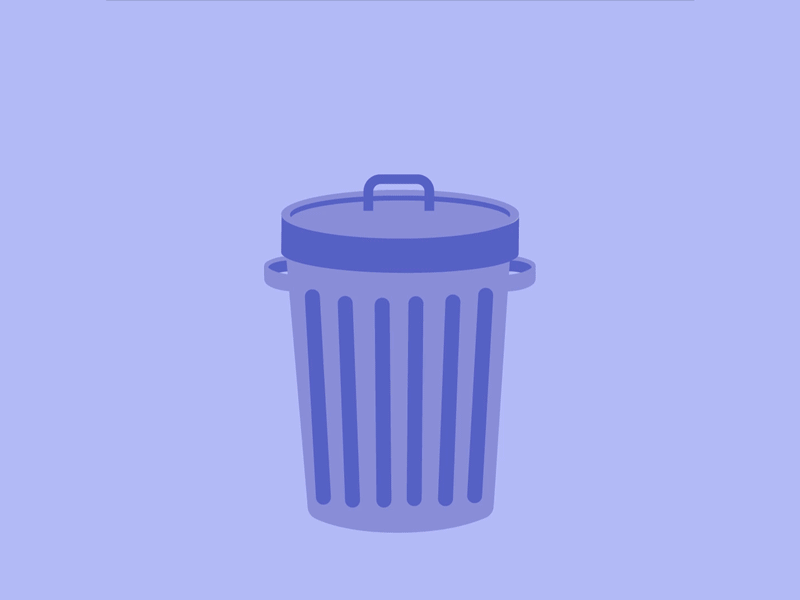 Parkit Service - Cleaning aftereffects animation garbage illustrator minimal vector