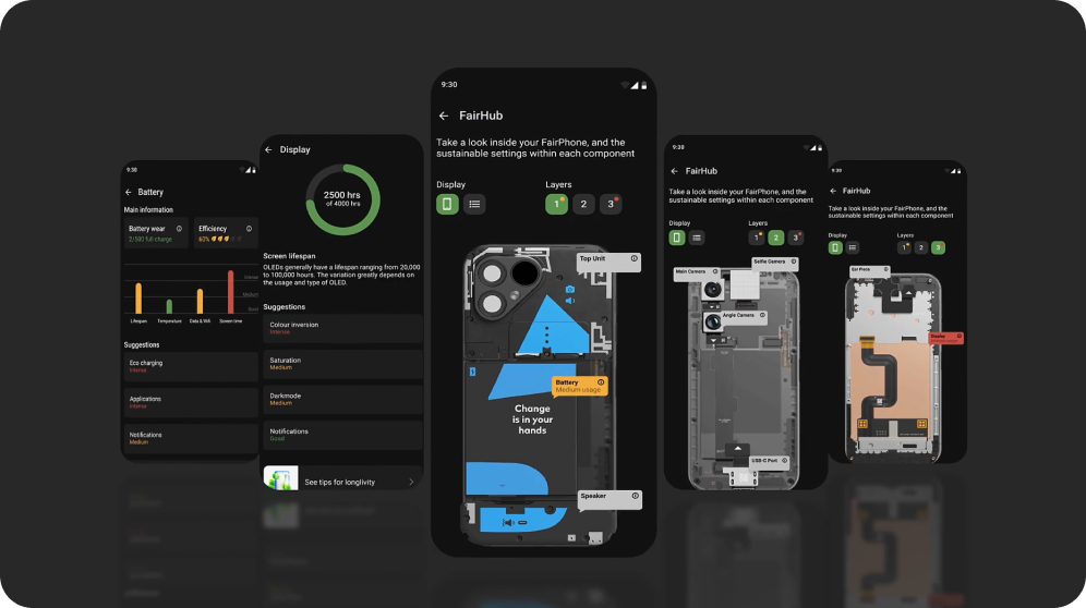 Product video: Fairhub for Fairphone after affects fairphone figma phone product prototype sustainability video