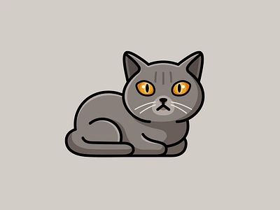 Cat Loafing Illustration cartoon illustration cartoon logo cat avatar cat cartoon cat character cat illustration cat loaf position cat loafing cat mascot cat sitting cute cat illustration cute cat mascot cute character cute illustration cute mascot fat cat funny cat gray cat illustration mascot logo