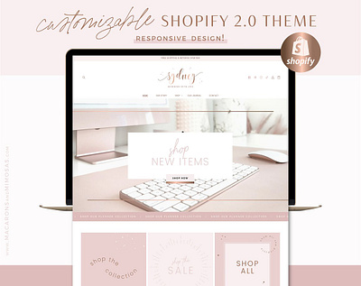 Rose Gold Shopify Theme blog templates ecommerce templates ecommerce website minimal website minimal website template online store rose gold shopify theme rose gold template rose gold website shopify banners shopify template shopify theme shopify website small business template small business website website design