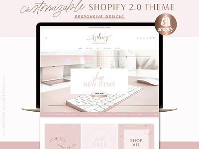 Rose Gold Shopify Theme blog templates ecommerce templates ecommerce website minimal website minimal website template online store rose gold shopify theme rose gold template rose gold website shopify banners shopify template shopify theme shopify website small business template small business website website design