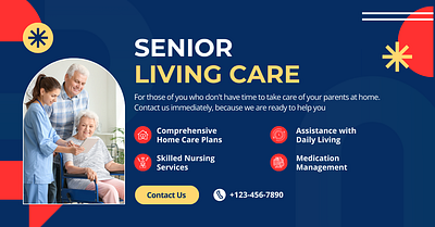 Facebook Advert (Senior Living Care ) 3d animation graphic design