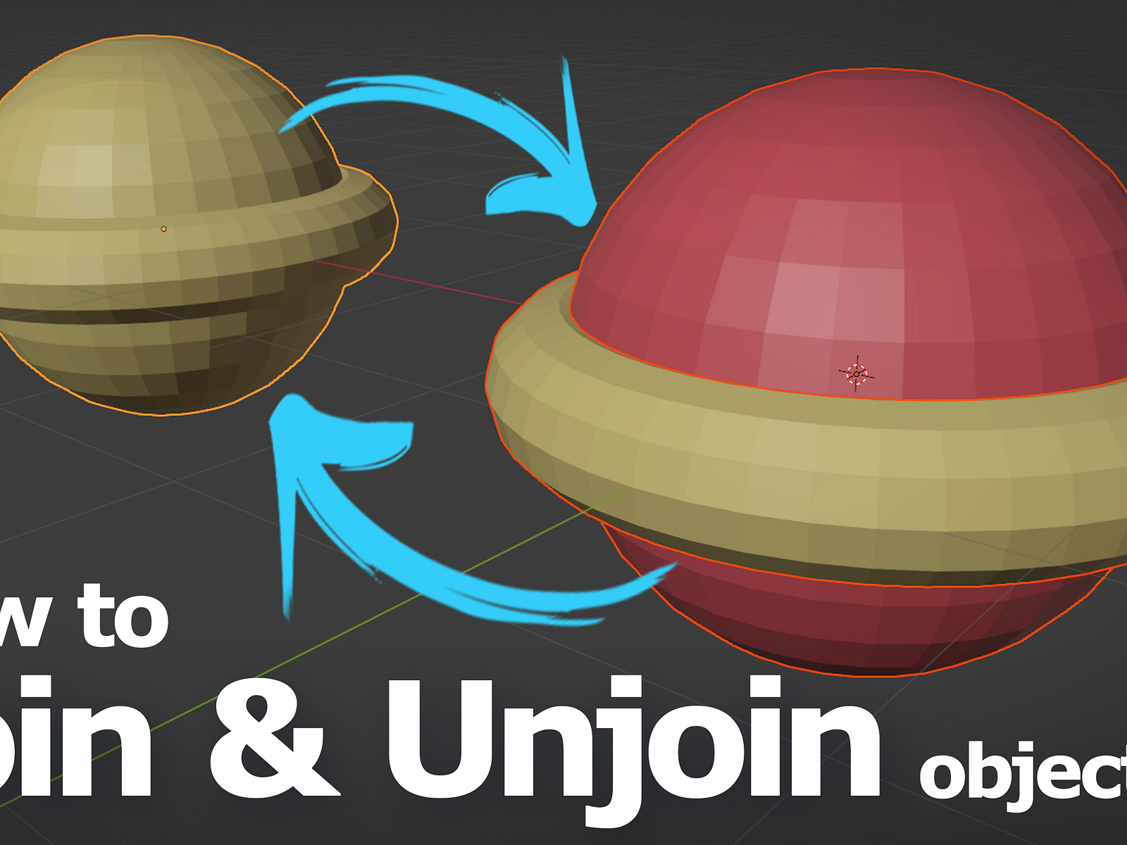 Blender Join Objects and Unjoin Objects by artist b cgian on Dribbble