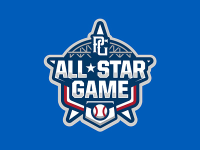 All-Star Game all star baseball branding chase field design graphic design illustration logo vector