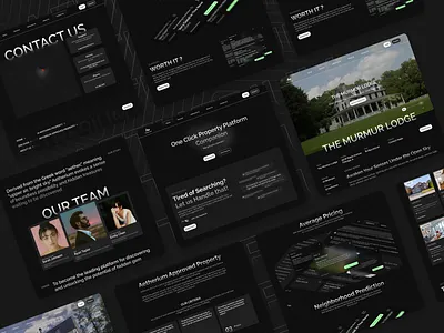 Aetherium AI - Web Design ai design ai property design design design showcase property web design showcase ui web design web design showcase