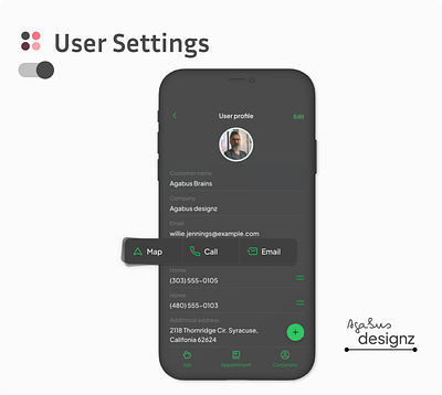 User settings #Ui Challenge design illustration ui