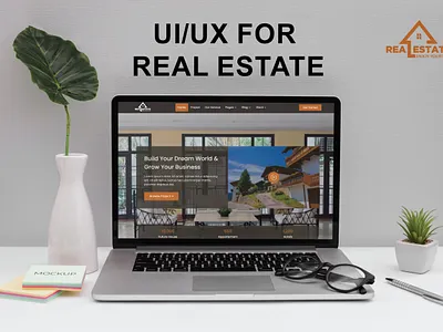 Real estate Web ui uiux web design web designer website