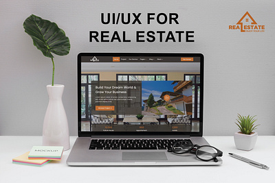 Real estate Web ui uiux web design web designer website
