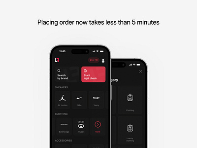 Legit Fam Mobile App – Order app app design design fashion graphic design legit legitapp legitfam mobile app ui ux