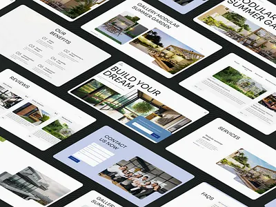 Construction Company - Website branding construction construction company design site ui ui design uiux ux ux design uxui web webdesign website