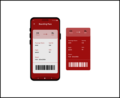 Daily UI Challenge Day-24 Boarding Pass app color dailyui design icons logo mobile ui typography ui ui deisgn ux