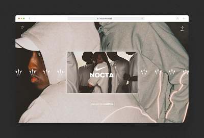 NOCTA REDESIGN adobe xd app design figma grey inspiration interface landing nike nocta ui ux web design webdesign