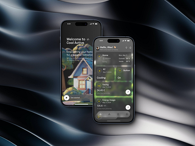 Cool Active App / Smart Home App acusage acusageapp app appdesign controller design homescreen mobiledesign smartapp smarthome smarthomeapp ui uidesign ux