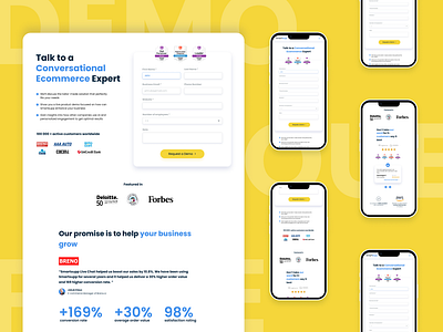 Demo Request Page designs, themes, templates and downloadable graphic ...