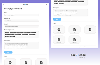Documentation App - Project Detail Page android animation app application branding dailyui design documentation flatdesign graphic design illustration ios logo mockup motion graphics opensource ui ux website wireframe